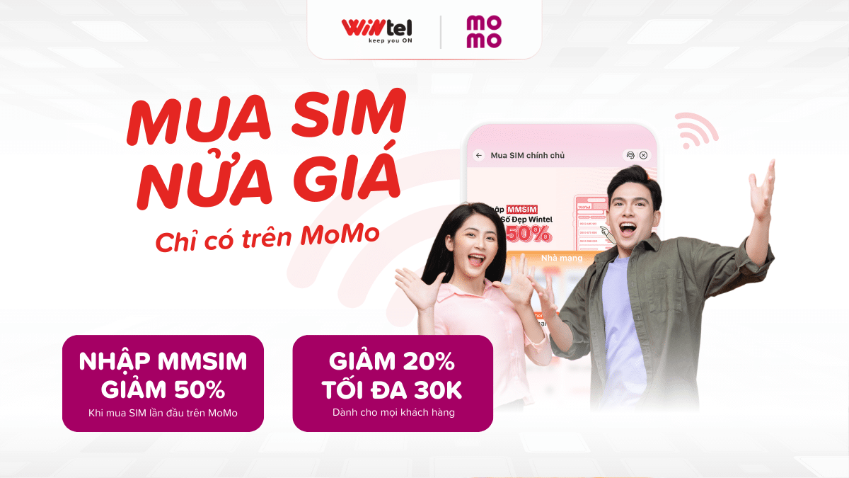 khuyen mai mua SIM Wintel tren MoMo
